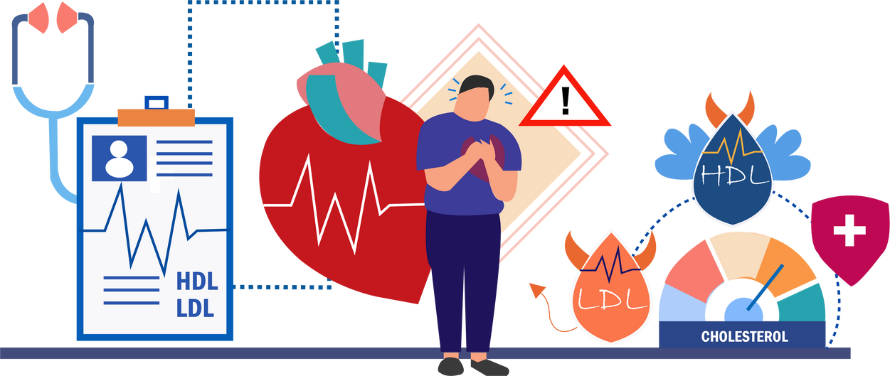 Heart Attack Illustration 
